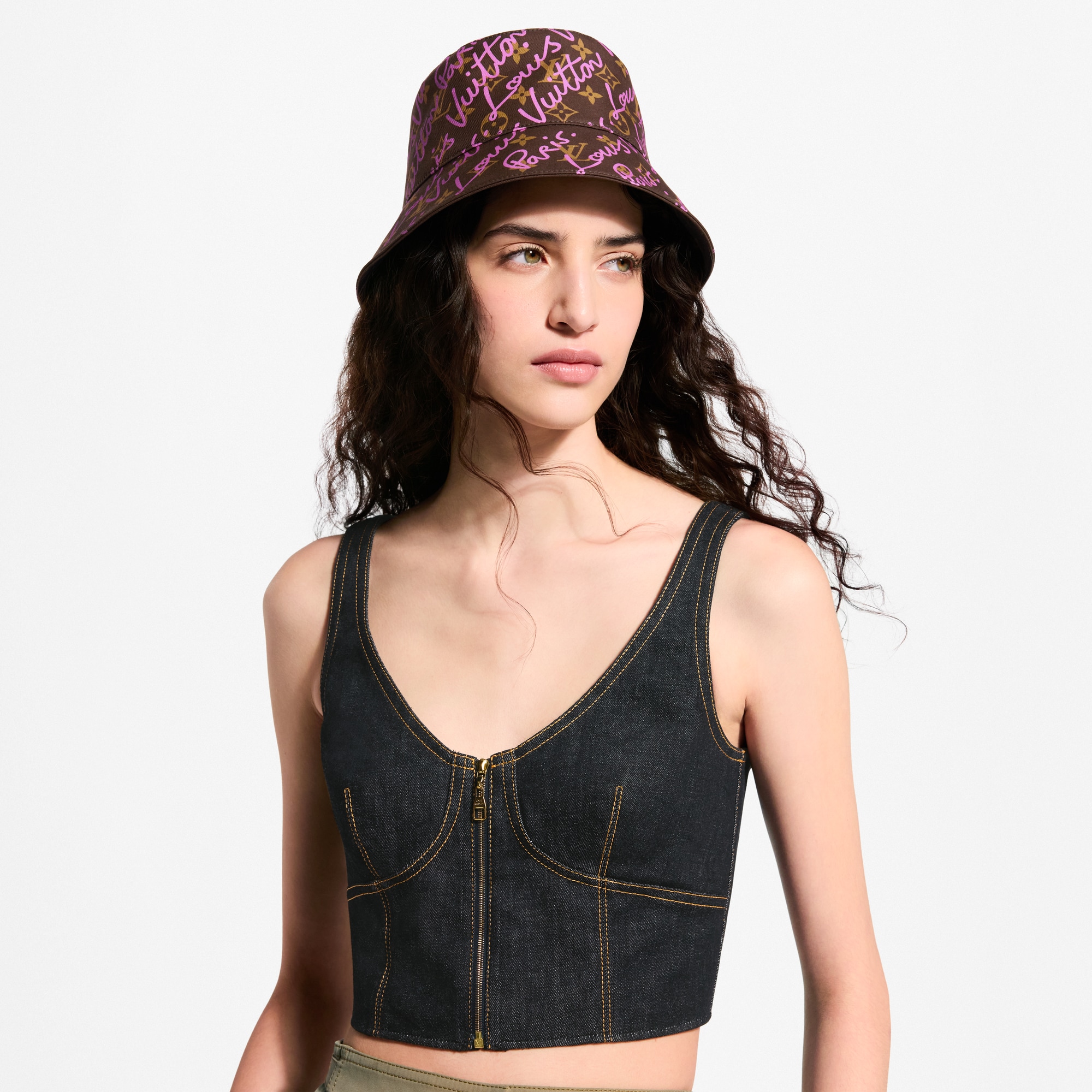 LV x TM Denim Cerise Bucket Hat . - Accessories | LOUIS VUITTON